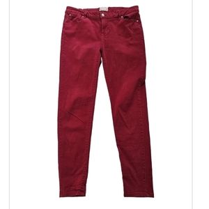 5/25 ❤️ Altar'd State Red Skinny Jeans